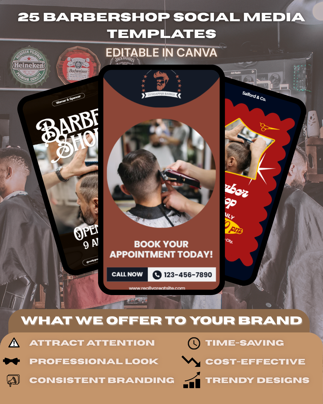 BarberShop - Digital Branding Kit