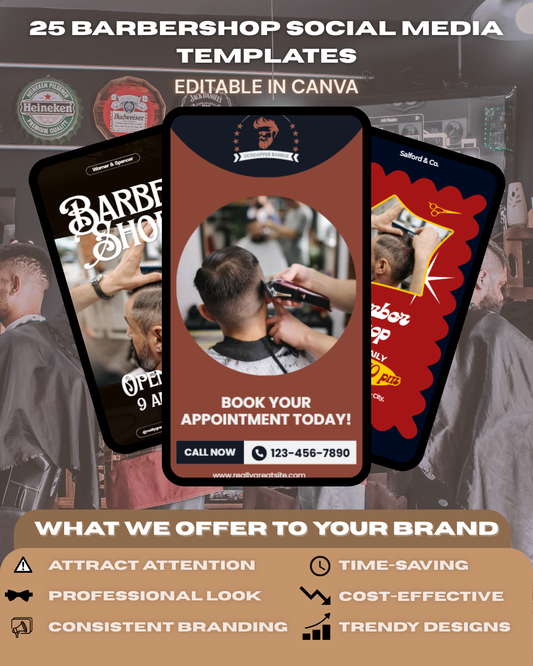 BarberShop - Digital Branding Kit